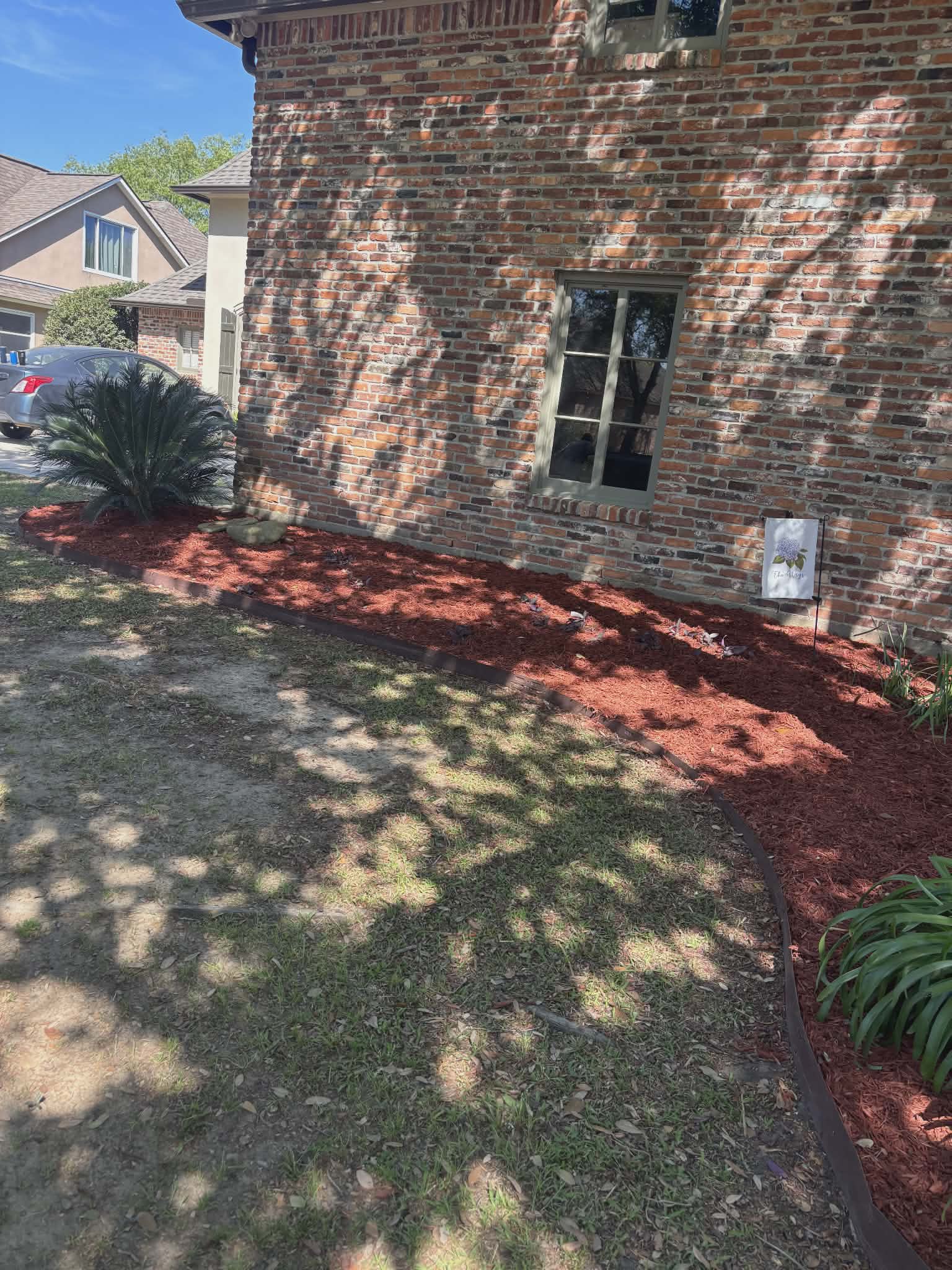 After outdoor maintenance project